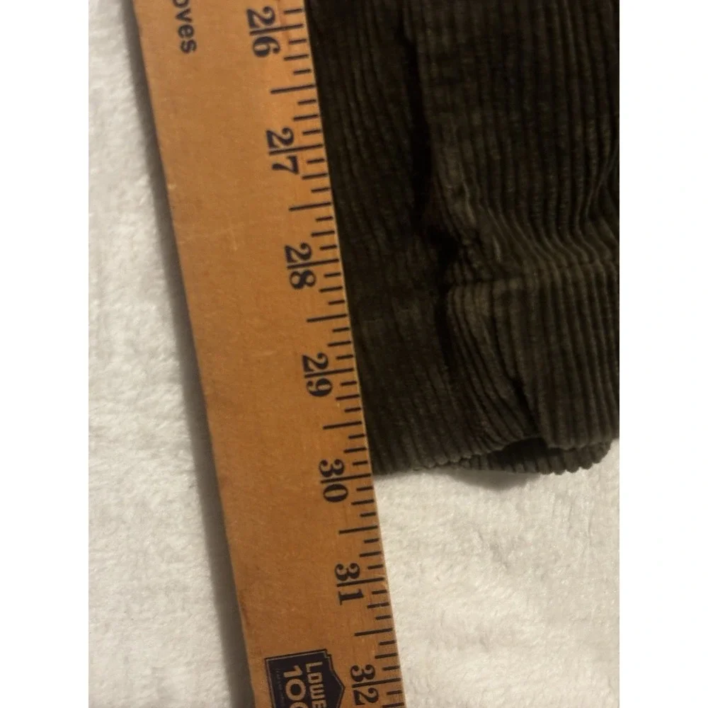 Vintage Polo Ralph Lauren Men's Corduroy Pants‎ Size 38x30 Green